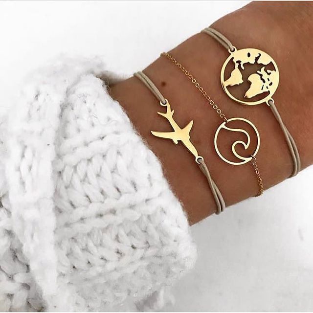 Set de pulseras premium lima