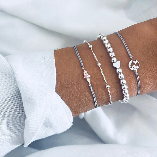 Set de pulseras premium lima
