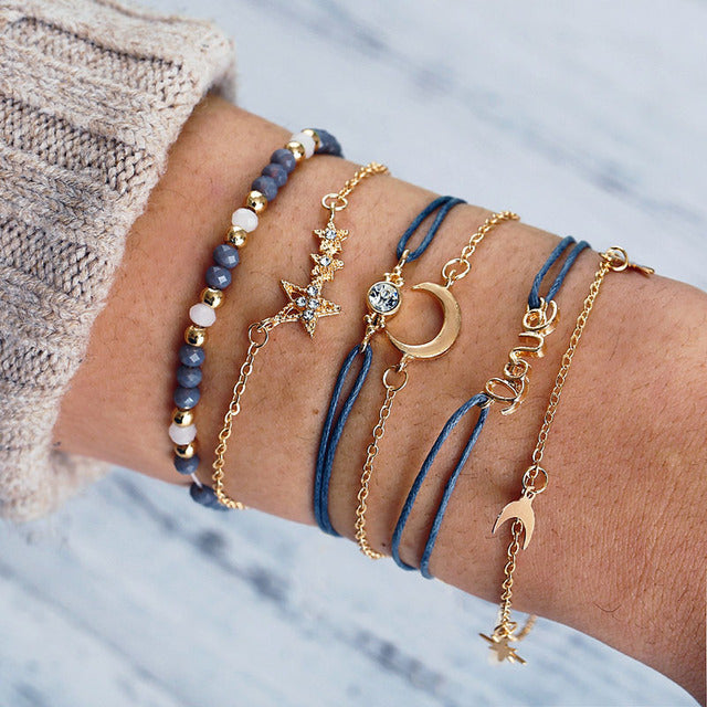 Set de pulseras premium lima