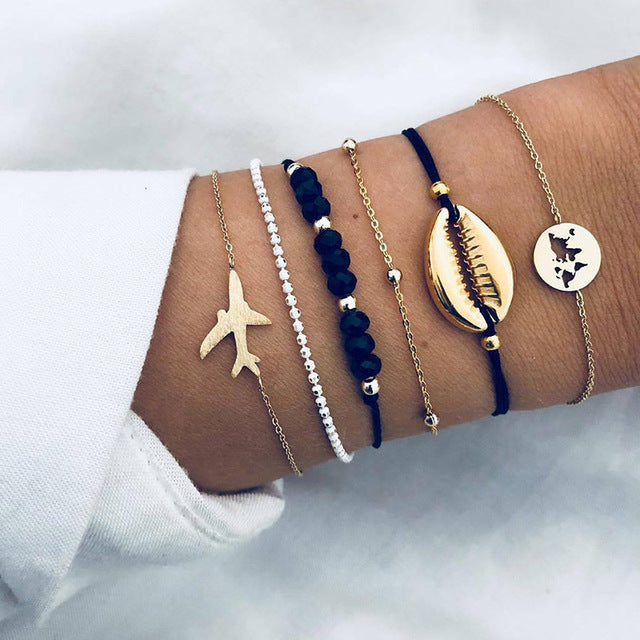 Set de pulseras premium lima