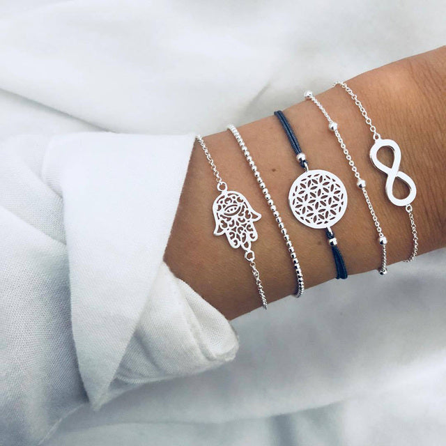 Set de pulseras premium lima