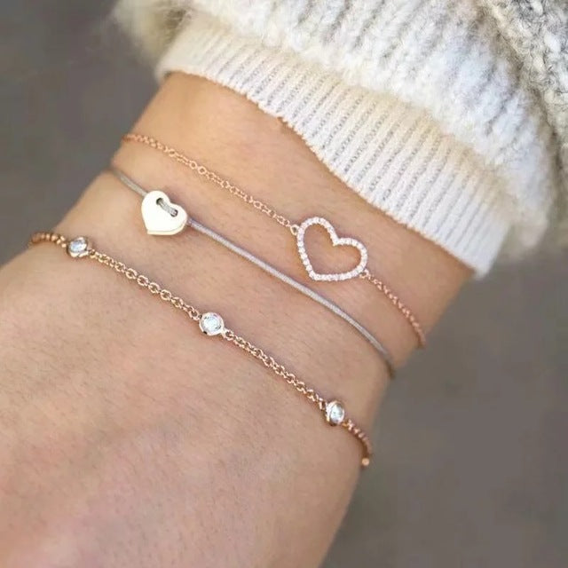 Set de pulseras premium lima
