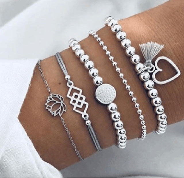 Set de pulseras premium lima