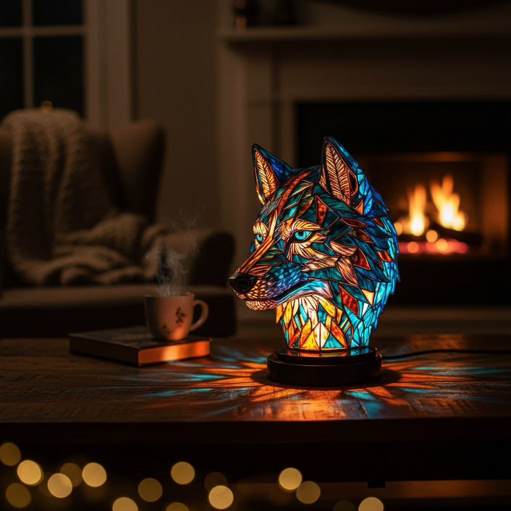 Lámpara Lobo Encantadora