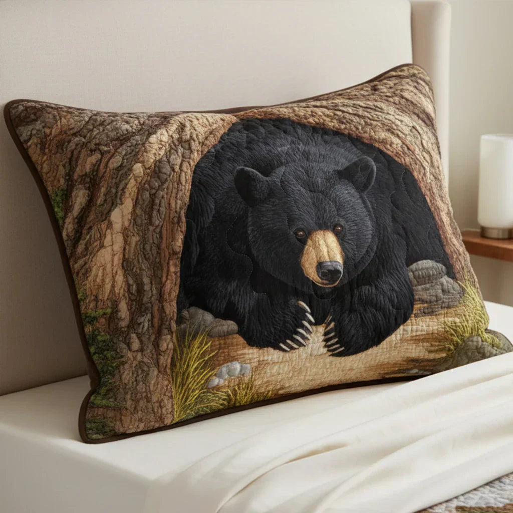 Funda de cojín acolchada - Santuario de los Osos