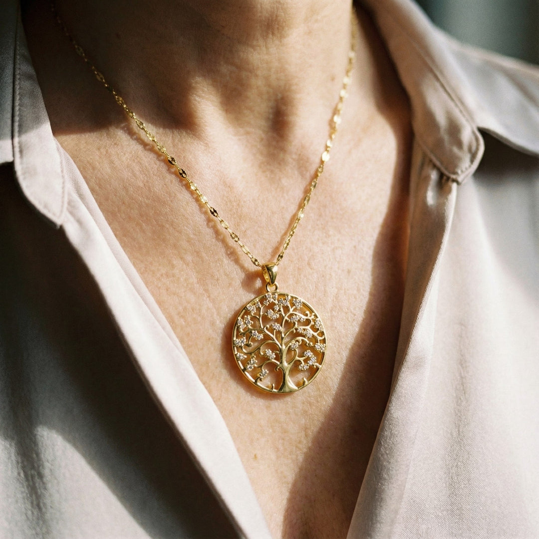 Collar de oro 'Raíces de la Vida'