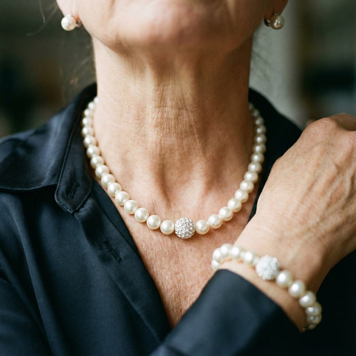 Elegante set de perlas
