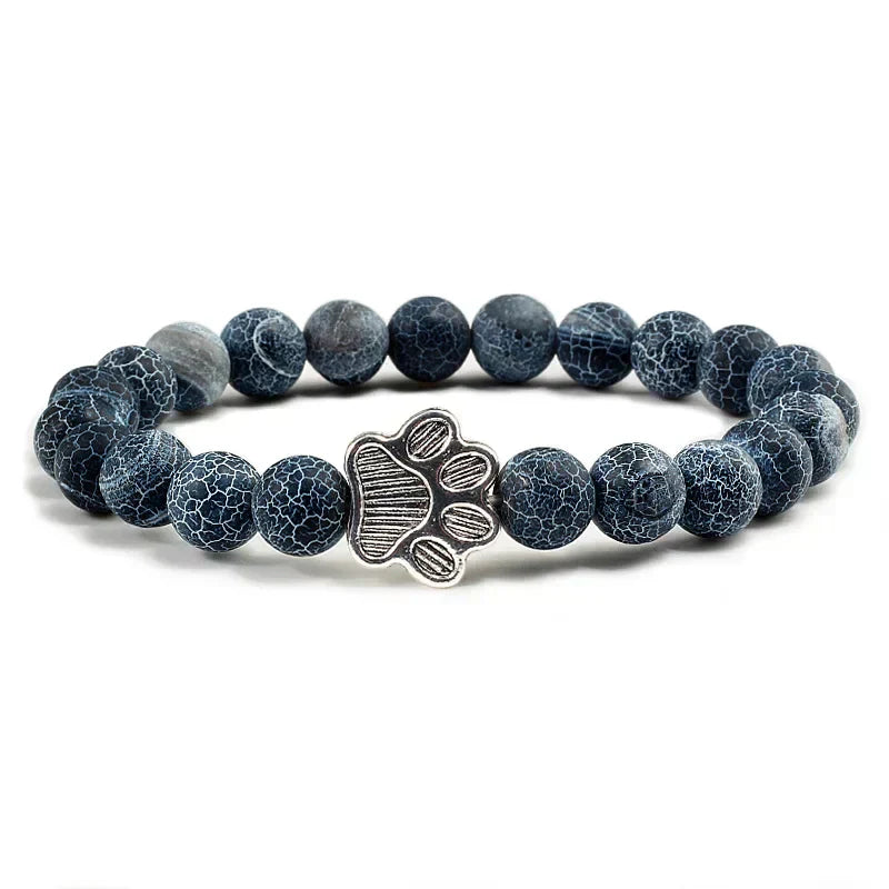 Tobillera con cuentas - Diseño en piedra natural