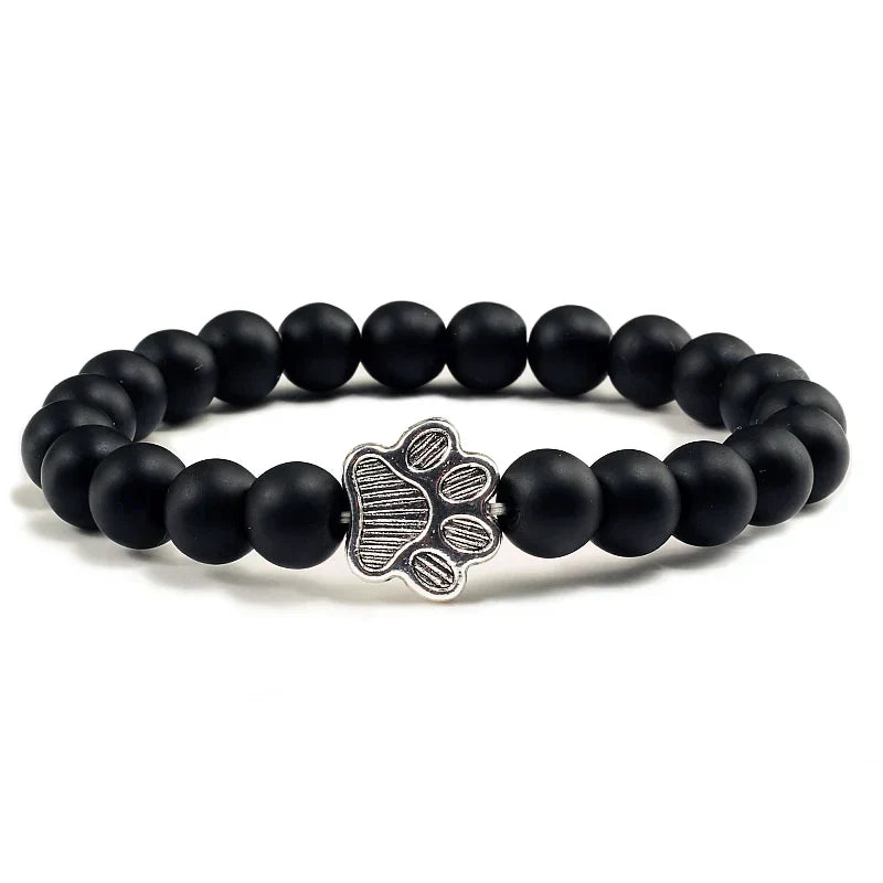 Tobillera con cuentas - Diseño en piedra natural