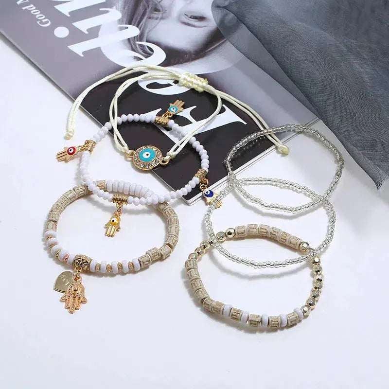 Set de pulseras Hamsa