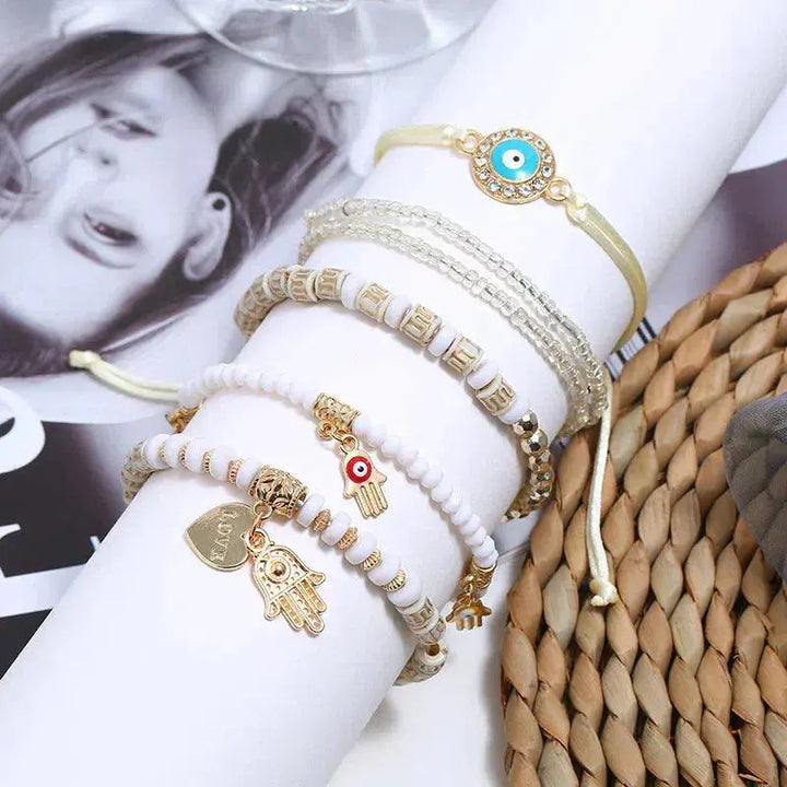 Set de pulseras Hamsa