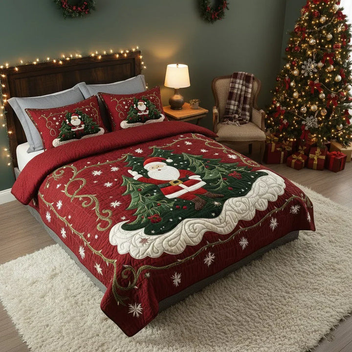 Juego de ropa de cama acolchada de 3 piezas - El Taller de Papá Noel