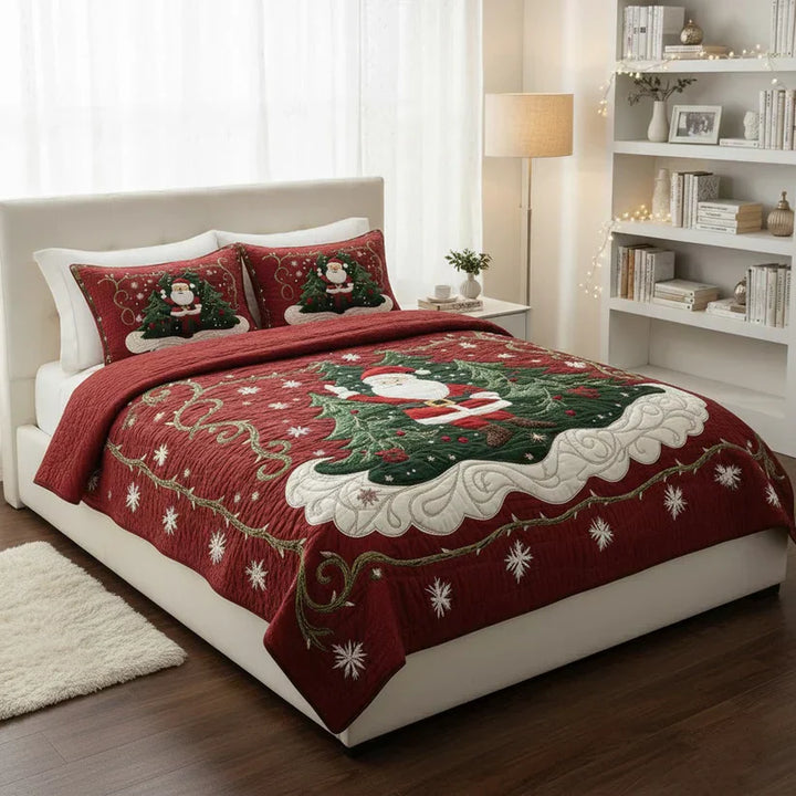 Juego de ropa de cama acolchada de 3 piezas - El Taller de Papá Noel