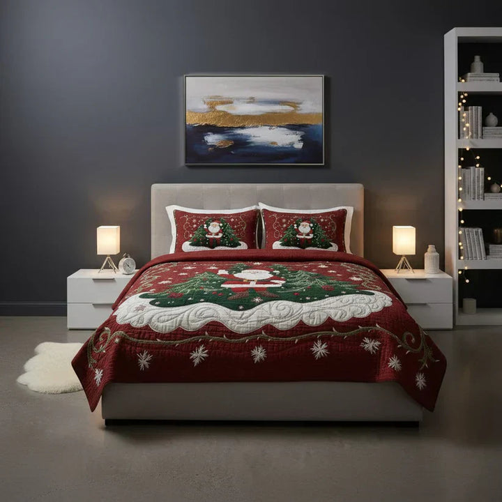 Juego de ropa de cama acolchada de 3 piezas - El Taller de Papá Noel