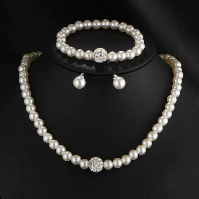 Elegante set de perlas