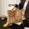 Bolso tote tejido