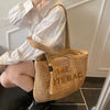 Bolso tote tejido