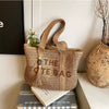Bolso tote tejido