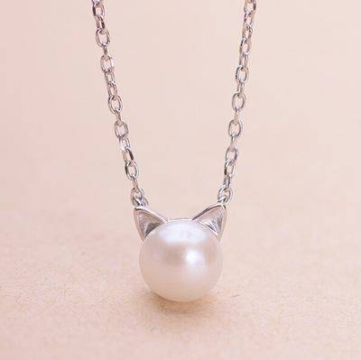 Espléndido set de collar con perla ojo de gato, con pendientes y anillo a juego